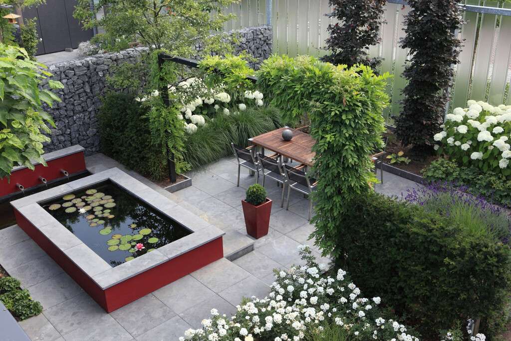 modern garden design - contemporary design