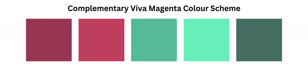 Complementary Viva Magenta Colour Scheme